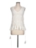 BCBGeneration 100% Cotton Ivory Sleeveless Blouse Size L - photo 1