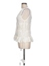 BCBGeneration 100% Cotton Ivory Sleeveless Blouse Size L - photo 5