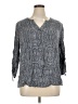 Westport Gray 3/4 Sleeve Blouse Size 1X - photo 1