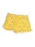 Zunie 100% Rayon Floral Yellow Shorts Size M (youth) - photo 1