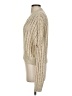 Brunello Cucinelli 100% Cotton Metallic Tan Pullover Sweater Size S - photo 5