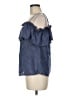 Splendid Blue Sleeveless Blouse Size M - photo 5