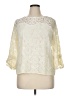 Rafaella Ivory 3/4 Sleeve Blouse Size XL - photo 1
