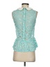Chloe K Teal Sleeveless Blouse Size S - photo 2