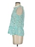 Chloe K Teal Sleeveless Blouse Size S - photo 5
