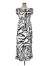 Kindred Graphic Silver Cocktail Dress Size 1X - photo 1