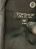 Topshop 100% Polyester Black 3/4 Sleeve Blouse Size 2 - photo 4