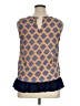 Creative Commune 100% Polyester Blue Sleeveless Blouse Size XL - photo 2