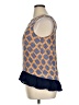 Creative Commune 100% Polyester Blue Sleeveless Blouse Size XL - photo 5