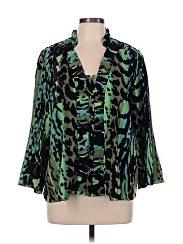Signature by Larry Levine 3/4 Sleeve Blouse (view 1)