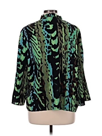 Signature by Larry Levine 3/4 Sleeve Blouse (view 2)
