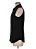 Theory Black Sleeveless Button-Down Shirt Size M - photo 5