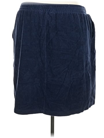 Lands' End Denim Skirt (view 2)