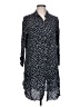 Ellen Tracy Polka Dots Black Long Sleeve Blouse Size L - photo 1