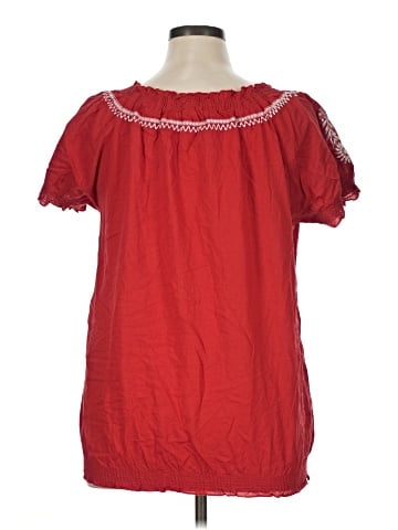 Jennifer & Grace Short Sleeve Blouse (view 2)
