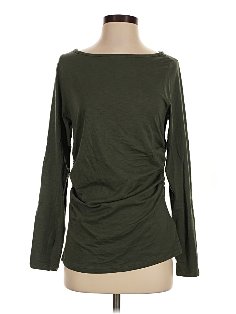 Madewell Long Sleeve T-shirt In Green