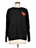 Shiraleah 100% Cotton Hearts Black Pullover Sweater Size L - photo 1