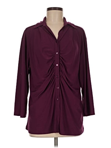 NY Collection 3/4 Sleeve Blouse (view 1)