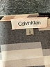 Calvin Klein Stripes Silver Short Sleeve Blouse Size L - photo 7