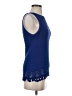 Lilly Pulitzer 100% Polyester Blue Sleeveless Blouse Size S - photo 4