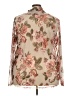 PIPHANY Floral Tan Long Sleeve Blouse Size 3X - photo 2