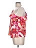 Bar III 100% Polyester Pink Sleeveless Blouse Size L - photo 5