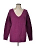 J.Jill Solid Purple Pullover Sweater Size L (tall) - photo 1