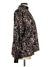Allison Joy Animal Print Black Long Sleeve Blouse Size L - photo 4