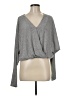 Jolie Gray Long Sleeve Top One size - photo 1
