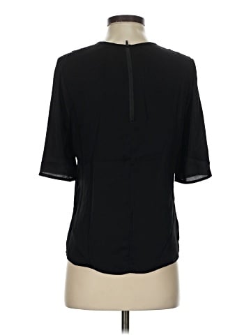 Milly 3/4 Sleeve Silk Top (view 2)