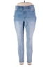 wonderly Solid Blue Jeans Size 18 - photo 1