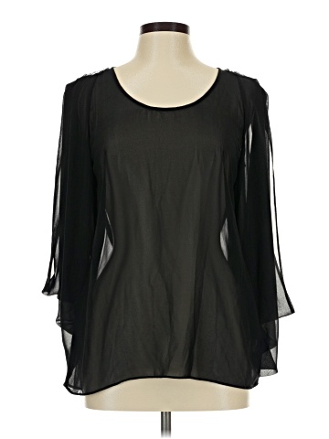 Collective Concepts 3/4 Sleeve Blouse (view 1)