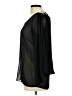 Collective Concepts 100% Polyester Black 3/4 Sleeve Blouse Size L - photo 5