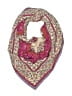 Bill Blass Paisley Burgundy Pink Scarf One size - photo 1