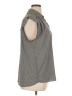 Pleione 100% Polyester Houndstooth Gray Sleeveless Blouse Size XL - photo 4