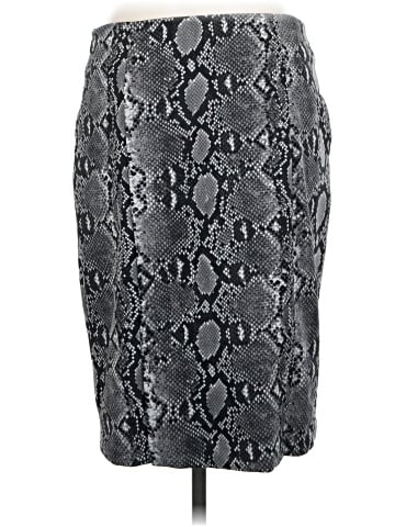 MICHAEL Michael Kors Faux Leather Skirt (view 2)