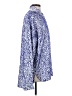 STAUD Print Blue Long Sleeve Blouse Size S - photo 4