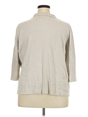 Designers Originals 3/4 Sleeve Button-Down Shirt (view 2)