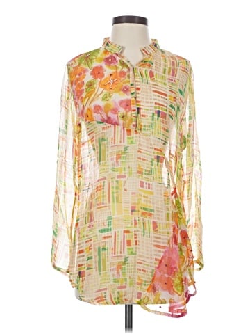 Berek 3/4 Sleeve Silk Top (view 1)