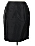 Louben Solid Black Formal Skirt Size 10 - photo 1