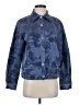 Coldwater Creek Print Blue Denim Jacket Size S - photo 1