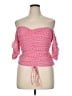Bebe 100% Polyester Pink 3/4 Sleeve Blouse Size 14 - photo 1