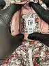 Baby Gap 100% Polyester Floral Ivory Vest Size 12-18 mo - photo 3