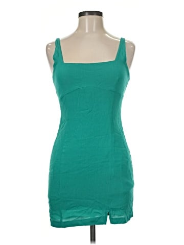 Olivaceous Casual Dress (view 1)