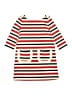 Janie and Jack Stripes Red Dress Size 6 - photo 1