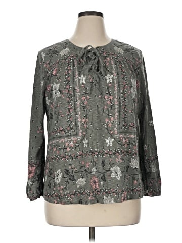 Style&Co 3/4 Sleeve Blouse (view 1)