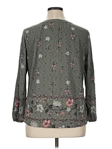 Style&Co 3/4 Sleeve Blouse (view 2)
