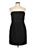 Chequer 100% Polyester Black Cocktail Dress Size 12 - photo 1