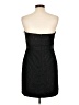 Chequer 100% Polyester Black Cocktail Dress Size 12 - photo 2