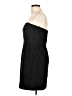 Chequer 100% Polyester Black Cocktail Dress Size 12 - photo 5